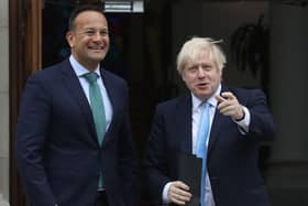 Alex Kane cites Graham Spencer’s assumption that the threat of republican violence has gone: but for Leo Varadkar and Boris Johnson, pictured, it hasn’t