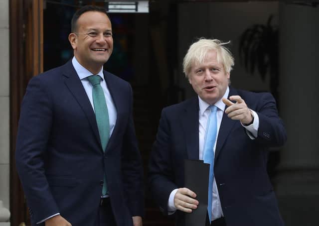 Alex Kane cites Graham Spencer’s assumption that the threat of republican violence has gone: but for Leo Varadkar and Boris Johnson, pictured, it hasn’t