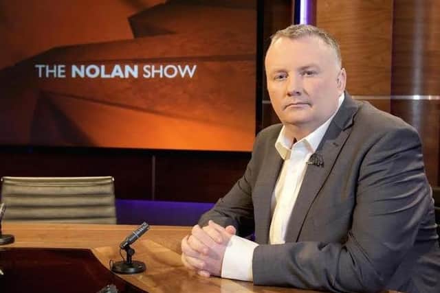 Loyalist Jamie Bryson is set to sue the Twitter user who paid Stephen Nolan (above) a six figure sum for libel.