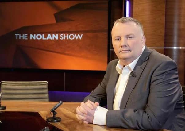 BBC broadcaster and television presenter, Stephen Nolan.