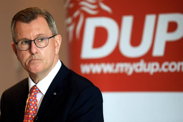 Sir Jeffrey Donaldson, leader of the DUP