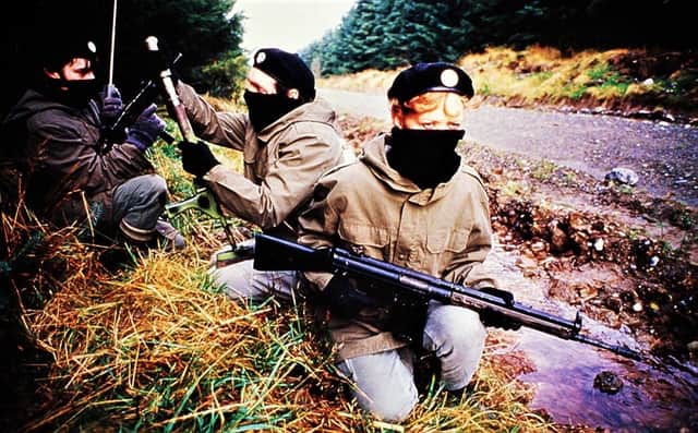 IRA volunteers on a training mission in 1989. The government is believed to be in favour of ending all prosecutions for Troubles killings