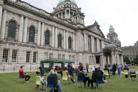 Pop-up vaccination clinics were held across Northern Ireland at the weekend, including at Belfast City Hall on Saturday