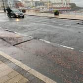 Damage caused to Portstewart promenade on Sunday night after flash flooding