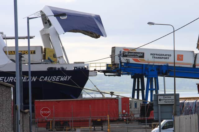 The Port of Larne (archive image).