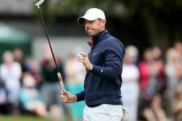 Rory McIlroy during day two of the Dubai Duty Free Irish Open at Mount Juliet Estate golf course, Thomastown, Co Kilkenny. Picture date: Friday July 2, 2021.