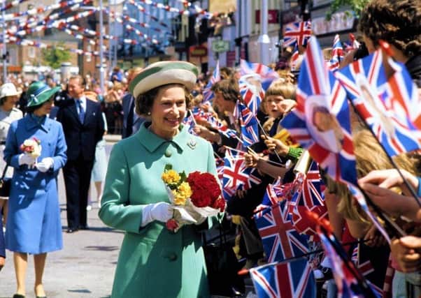 The Queen in Portsmouth during the Silver Jubilee, 1977