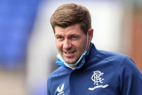 Steven Gerrard, manager of Rangers. (Photo by Lewis Storey/Getty Images)