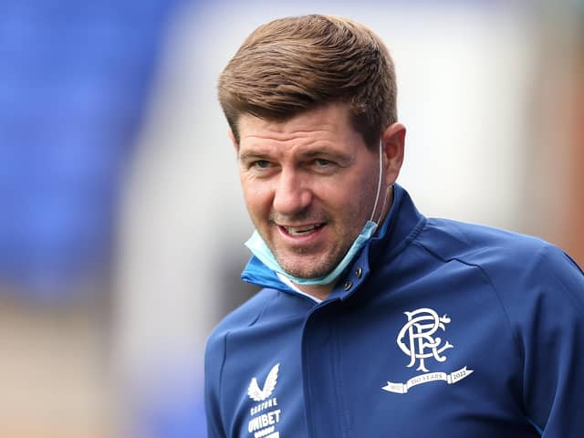 Steven Gerrard, manager of Rangers. Pic by Getty.