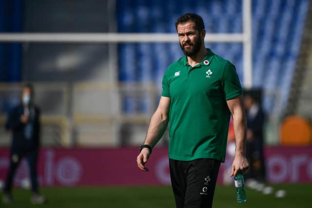 Ireland head coach Andy Farrell. Pic by Getty.