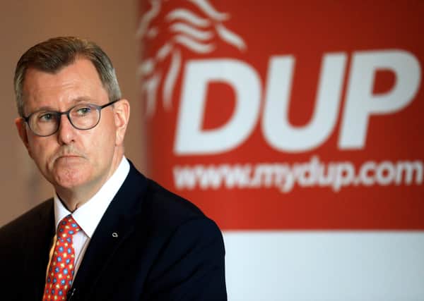 The new leader of the DUP Sir Jeffrey Donaldson MP