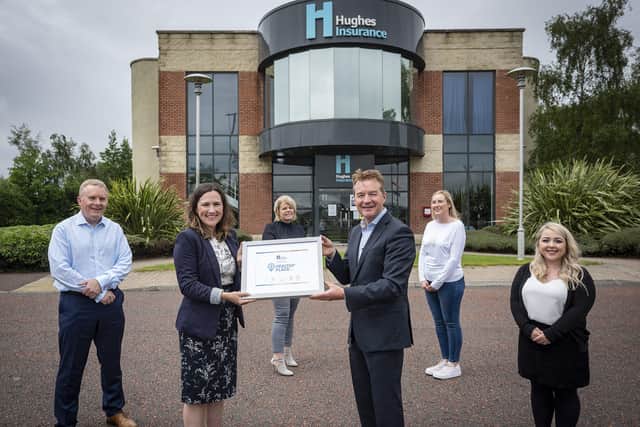 Hughes Insurance with their certification
