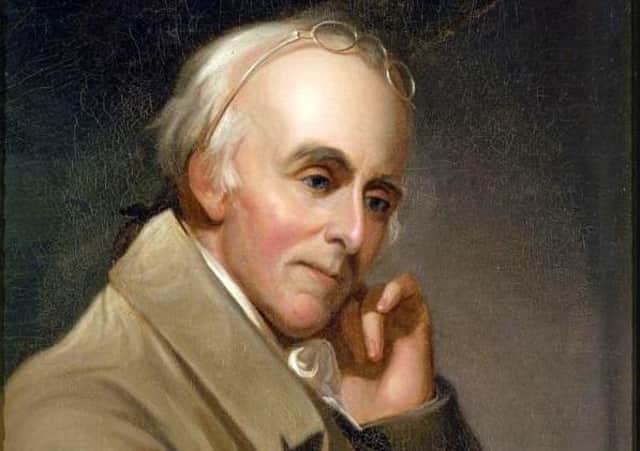John Dunlap's Friend Benjamin Rush Painted by Charles Willson Peale in 1818