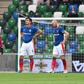 Linfield conceded two goals in the first half at Windsor Park