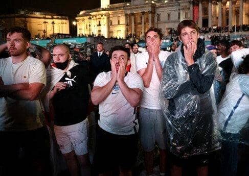 England fans steeped in immense disappointment after Italy emerges victorious
