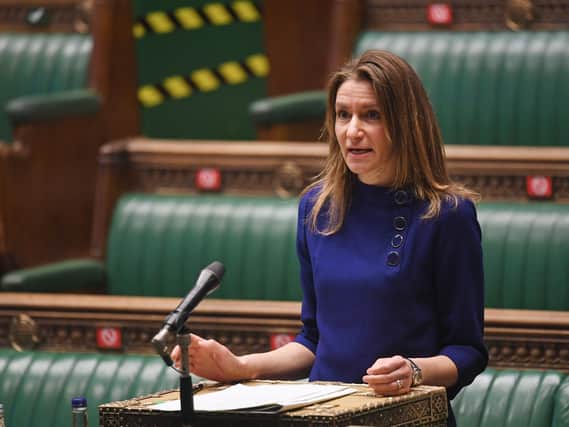 Solicitor General, Lucy Frazer, MP.