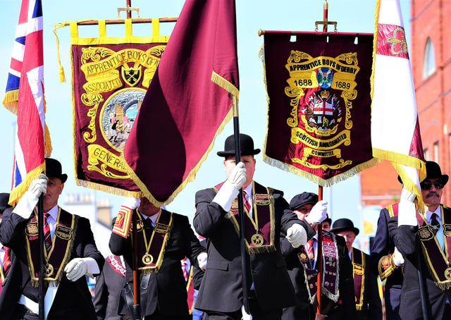 PACEMAKER BELFAST 22/04/2019The Apprentice Boys annual Easter Monday parade in east Belfast