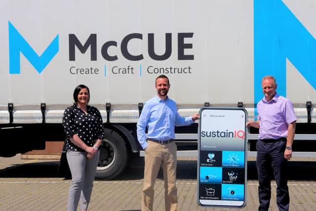 Maria Diffley, Co-Founder at SustainIQ, James Scott, Co-Founder and CEO at Thrive.App and Gardy Purdy, Managing Director at McCue