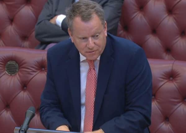 Lord Frost set out the government’s new position from the despatch box in the House of Lords