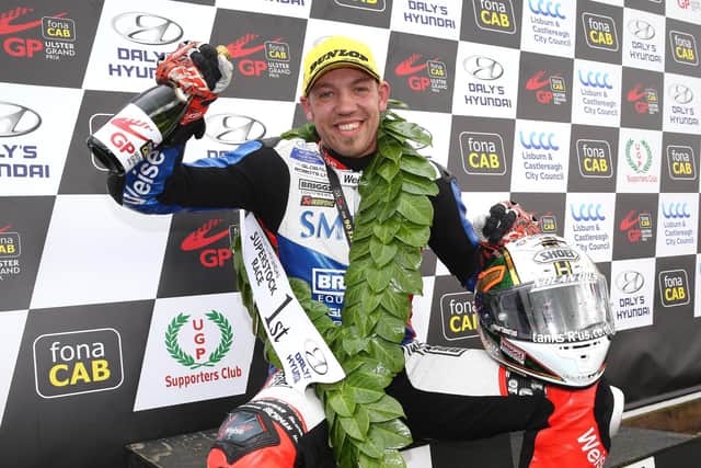 Peter Hickman won seven races at the Ulster Grand Prix in 2019 and set a record 136mph lap.