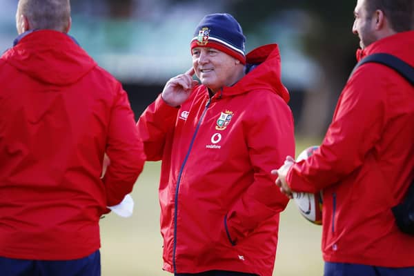 Head coach Warren Gatland during a British and Irish Lions training session in South Africa. Pic by PA.