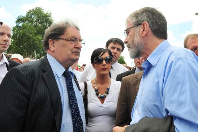 John Hume (left) and Gerry Adams were constants of nationalist/republican politics for more than 30 years