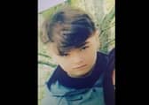 Dylan Heasty aged 14 who has gone missing from Lurgan, Co Armagh.