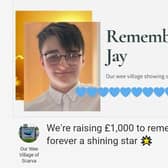 The JustGiving fundraising page online has already raised thousands of pounds for the family of Jay Moffett.