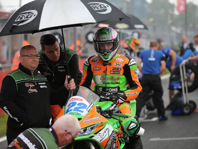 Gearlink Kawasaki rider Eunan McGlinchey twice finished third in the British Supersport races at Brands Hatch on Sunday. Picture: David Yeomans Photography.