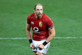 Alun Wyn Jones of the British & Irish Lions looks on during the first Test match between the South Africa Springboks and the British & Irish Lions at Cape Town Stadium, South Africa. (Photo by David Rogers/Getty Images)