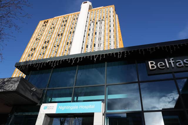 Northern Ireland's Nightingale Hospital - based  in the tower block at Belfast City Hospital