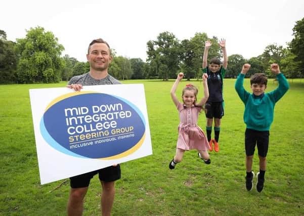 Carl Frampton is joined by Elle Brown, Rafe McKervey and Felix Jackson as the boxing champion gives his support to proposals for new integrated school