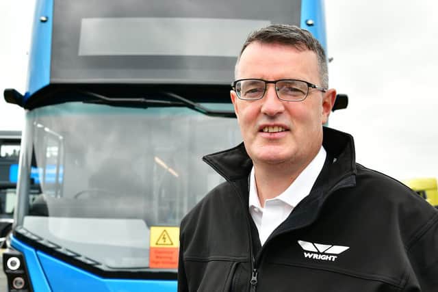 New Wrightbus managing director, Neil Collins
