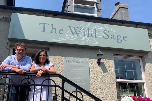 Wild Sage, the herbal shop and clinic in Greyabbey developed by
Garreth and Carla Falls