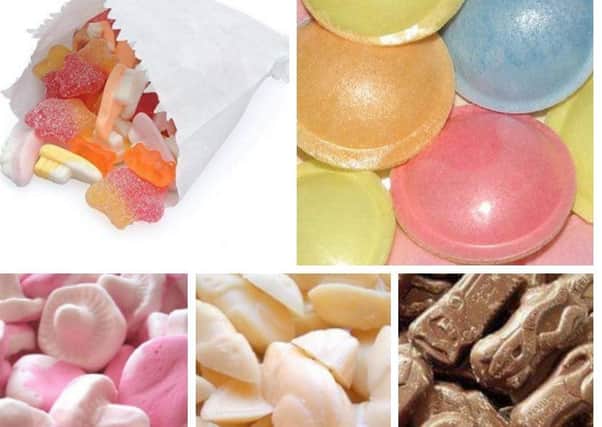 Flying saucers, white mice, pink fumpy mushrooms and weird jelly assortments coated in sugar