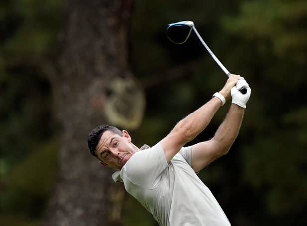 Northern Ireland’s Rory McIlroy opened his Olympic Games with a score of 69. Pic by AP.