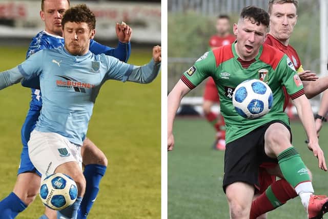 Shay McCartan and Bobby Burns look set for moves to Glentoran