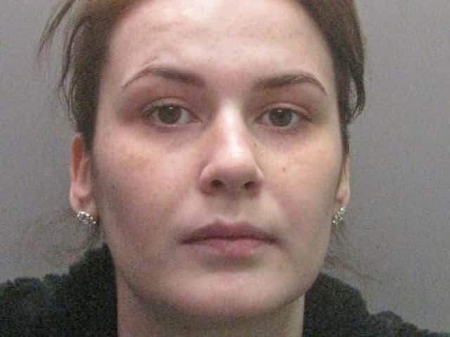 Photo issued by Durham Police of Mary Stokes who was jailed for three years and eight months and disqualified from driving for seven years after admitting two counts of causing death by dangerous driving and five counts of causing serious injury by dangerous driving.