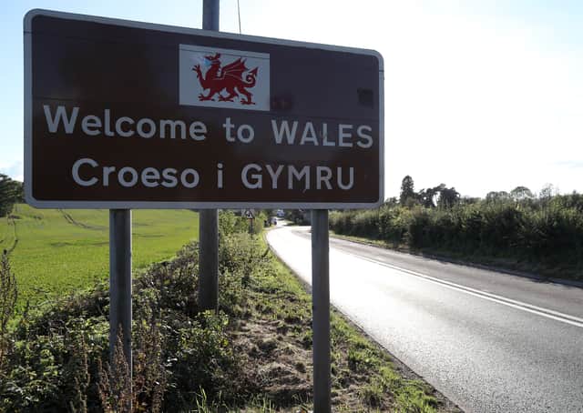 A bilingual road sign on the Wales/England border near Hereford. Within Wales today there is a growing, sectarian elitism concerning the language, where you are only really Welsh if you speak Welsh, although most real business is conducted in English