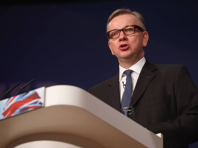 Michael Gove said that the principle that the people of Scotland can ask that question again is there but that he doesn't think it is right to ask that question at the moment