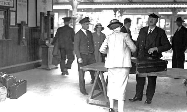 Customs Post at Strabane Railway Station. Photo C P Friel Collection