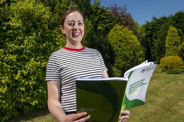 Joanne Farrell has enhanced her career through obtaining one of the top marks on the island of Ireland in the Accounting Technicians Ireland Diploma exams