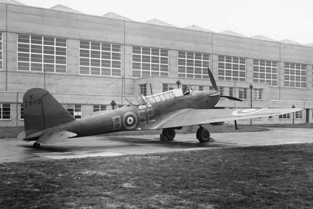 Fairey Battle,  No 52 Squadron,  RAF Upwood. IWM Photo. 1938 or 1939