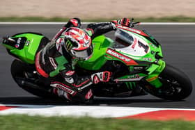 World Superbike champion Jonathan Rea in action on Friday at Most in the Czech Republic