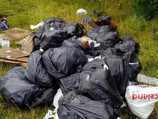 Fly tipping at Old Ballymena Road