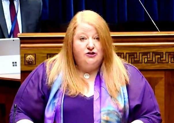 Justice Minister Naomi Long blasted Sinn Fein's film about the hunger strike Thomas McElwee.