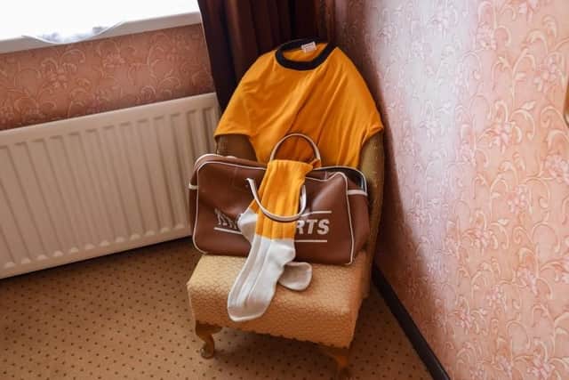 A Wolves kit in George Best's old home