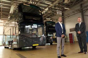 Wrightbus CEO Buta Atwal met the Minister and explained the turnaround of the company since its takeover in 2019