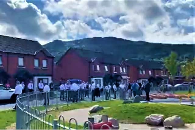 The gathering earlier on in Felden
