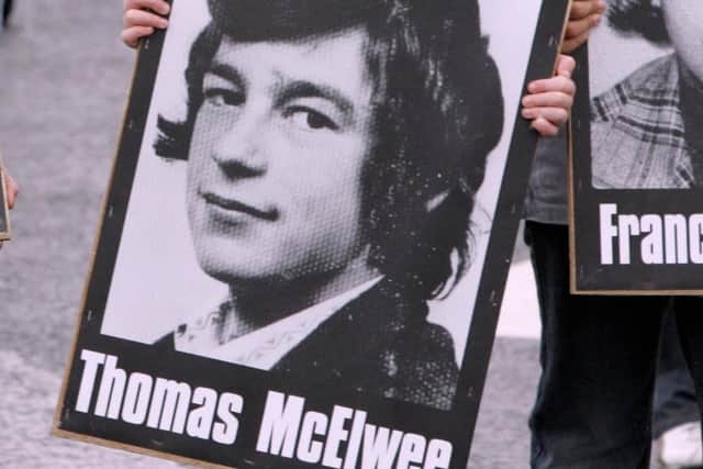 As a great deal of nationalist opinion has been revolted by a crass Sinn Fein tribute to Thomas McElwee that ignored Yvonne Dunlop, they released his last words, surprisingly beginning "I ask for forgiveness from everyone"